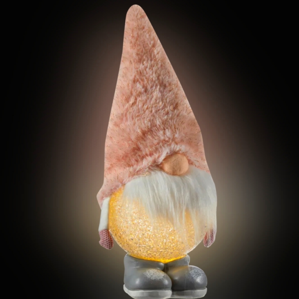 Set of 2 Pink Gnomes Lights NWT
